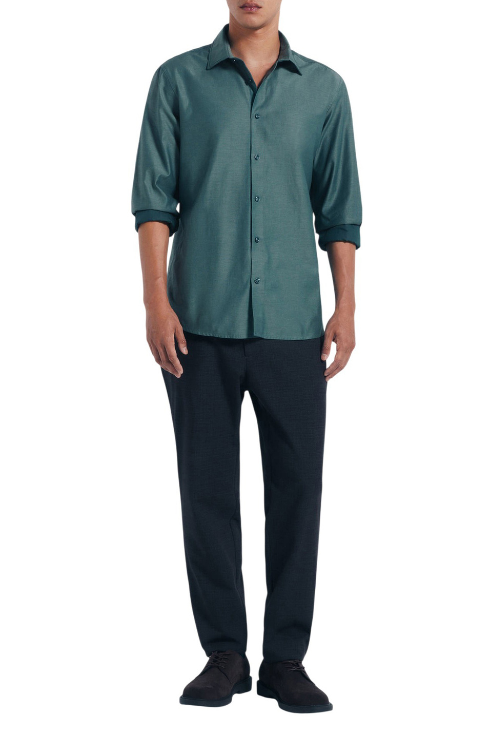 Мужской Springfield Рубашка из натурального хлопка (цвет ), артикул 1512148 | Фото 2