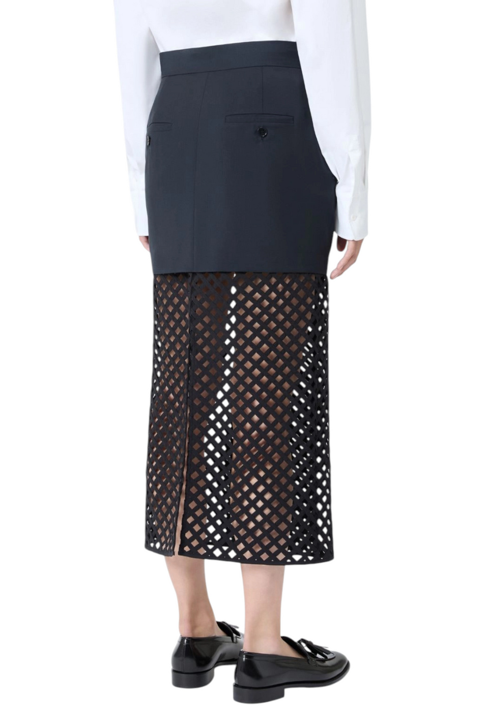 Женский Max Mara Юбка VIALE из шерсти (цвет ), артикул 2621106071 | Фото 4