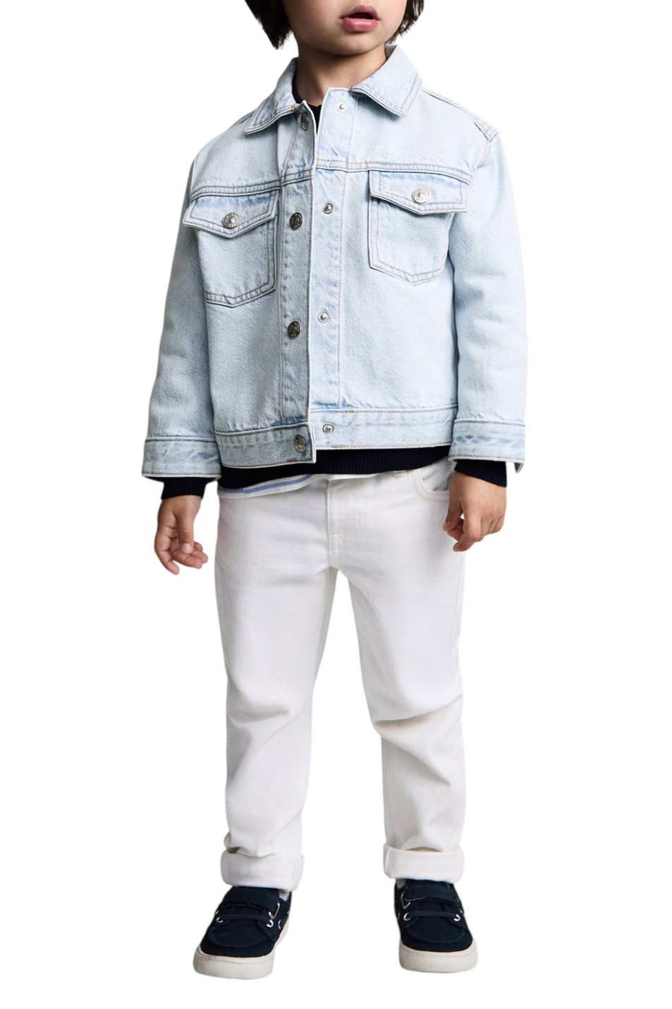 Мальчикам Mango Kids Куртка PAUL джинсовая (цвет ), артикул 87056717 | Фото 3