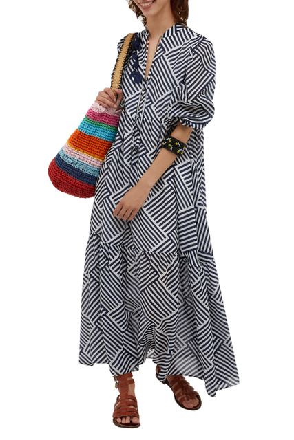 Платье RENZO с принтом|Основной цвет:Синий|Артикул:72212023 | Фото 2