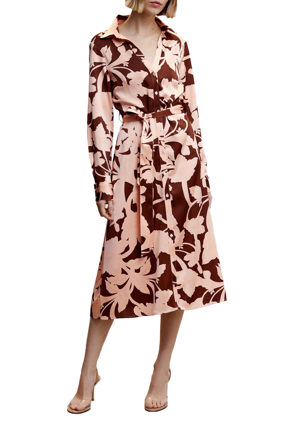 Женский Mango Платье-рубашка ROSA с принтом (цвет ), артикул 47054025 | Фото 2