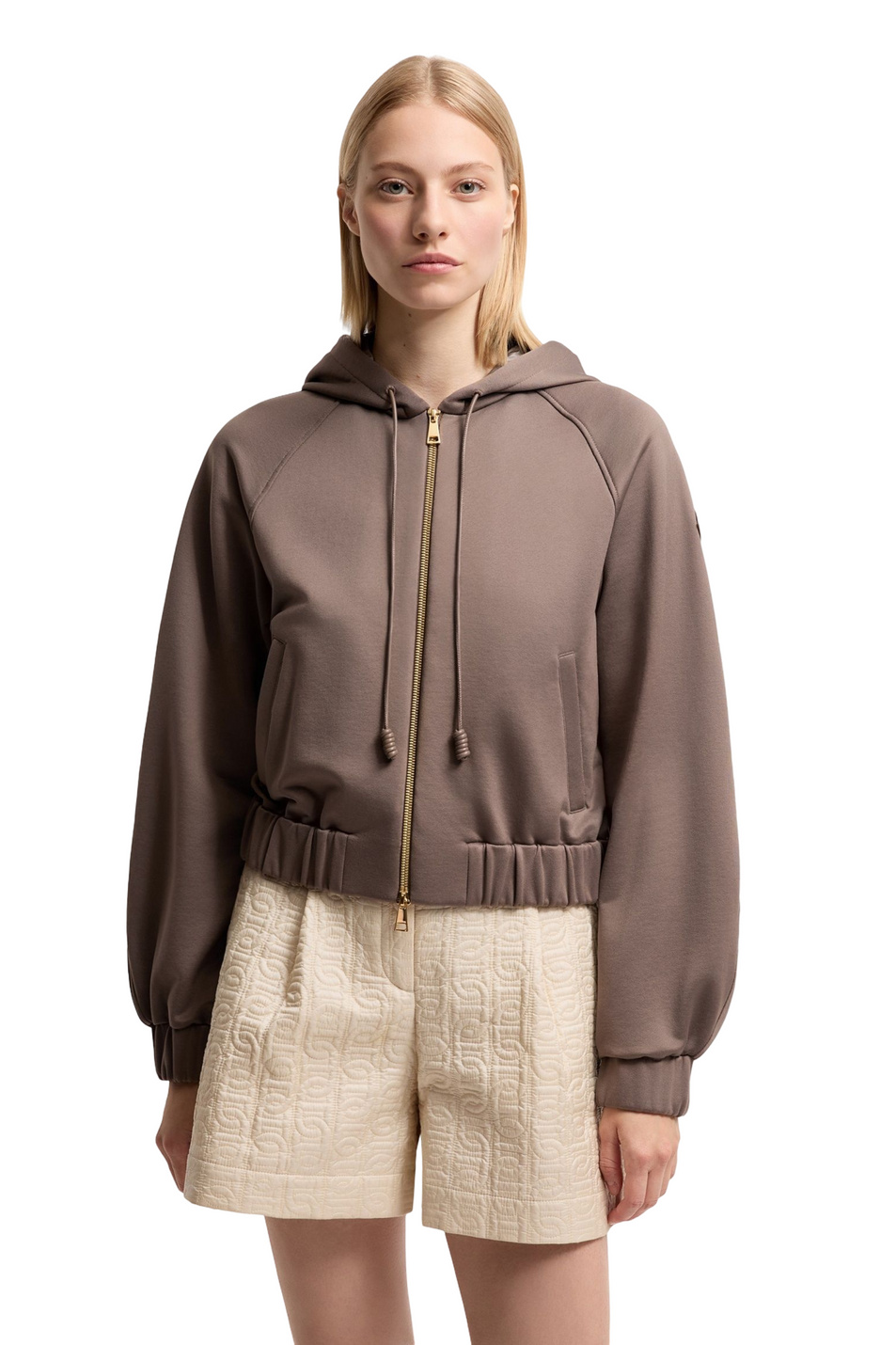 Женский Moncler Толстовка MAGLIA из смесового хлопка (цвет ), артикул L20938G00013-89A66 | Фото 3
