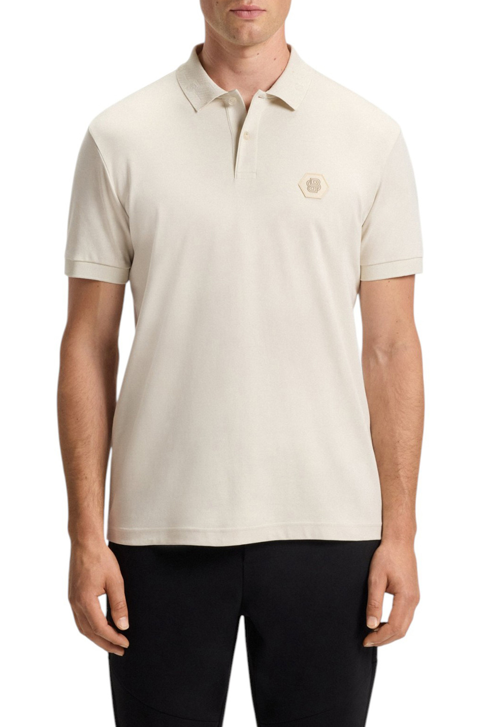 Мужской BOSS Поло из хлопка (цвет ), артикул 50543891 | Фото 3