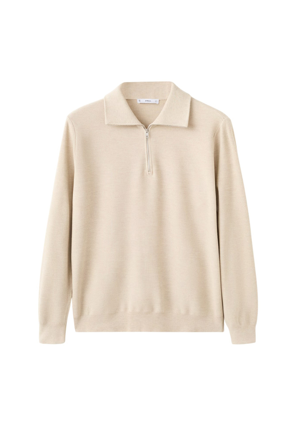 Мужской Mango Man Джемпер TENP с воротником на молнии (цвет ), артикул 27041282 | Фото 1