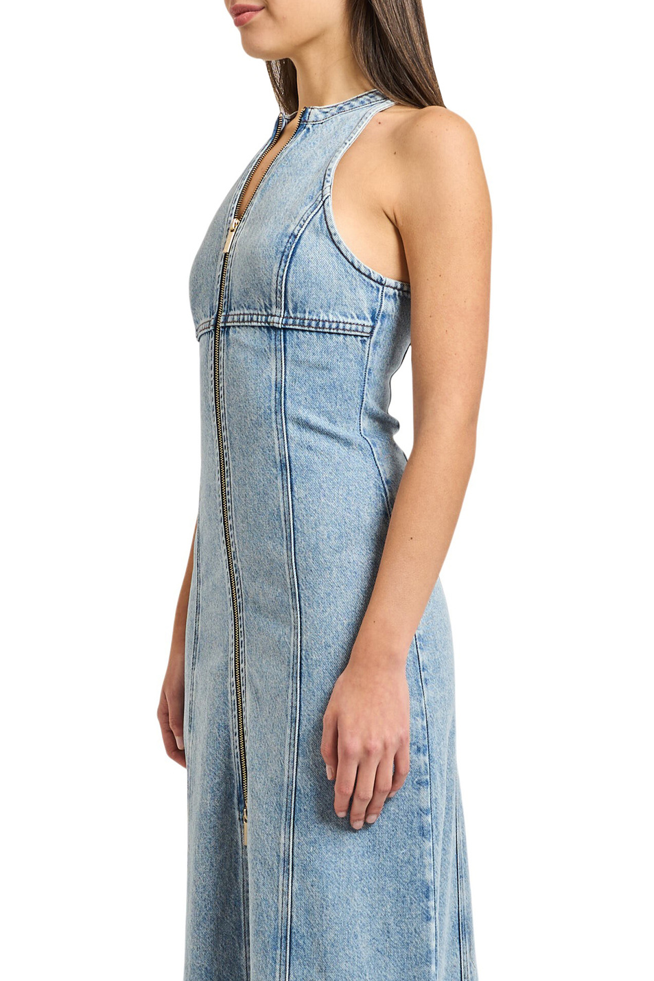 Женский Armani Exchange Платье джинсовое из смесового хлопка (цвет ), артикул XW002261-AF21338 | Фото 6