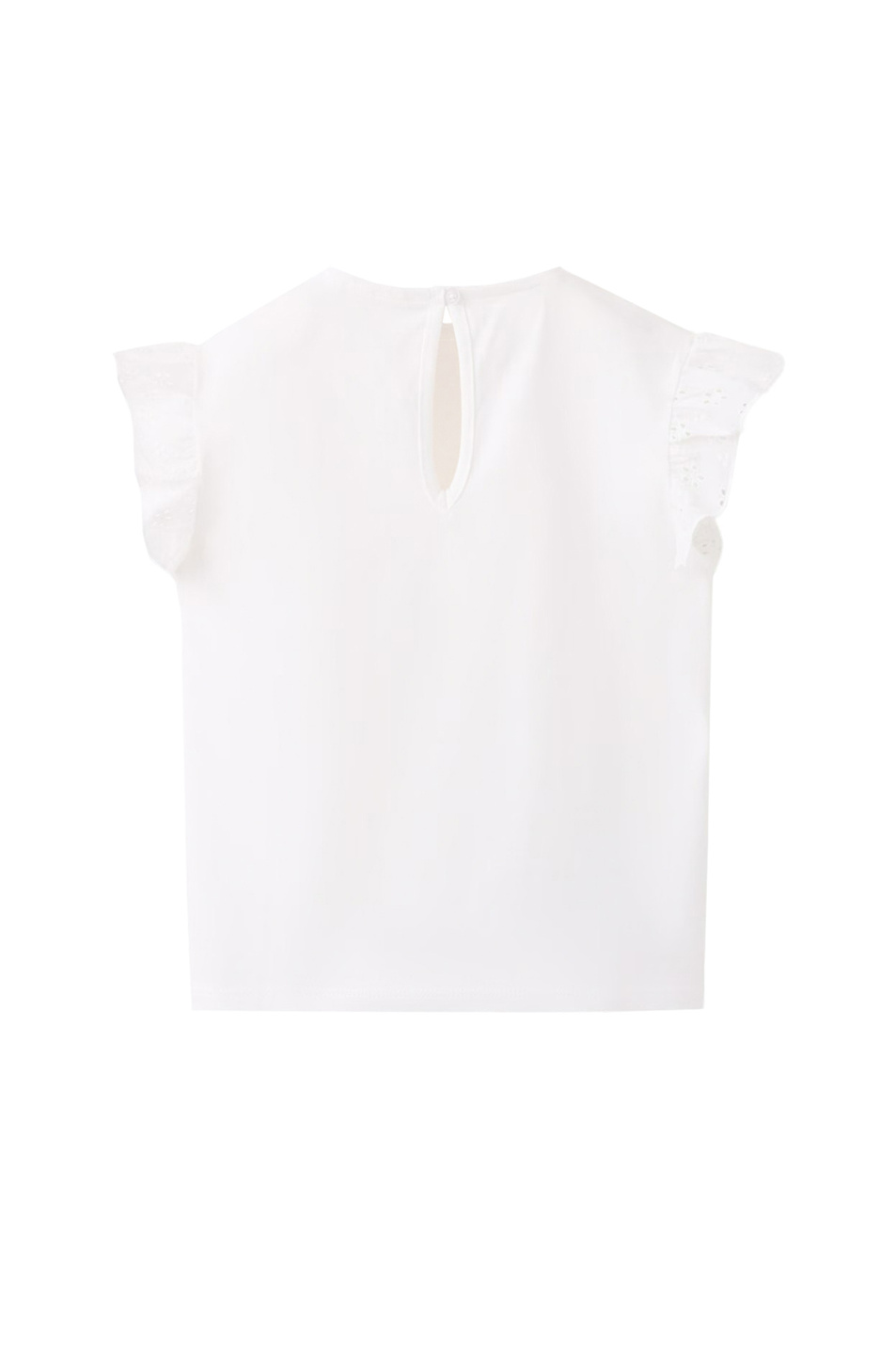 Малышкам девочкам Mango Kids Топ DOBLE с оборками (цвет ), артикул 27046339 | Фото 2