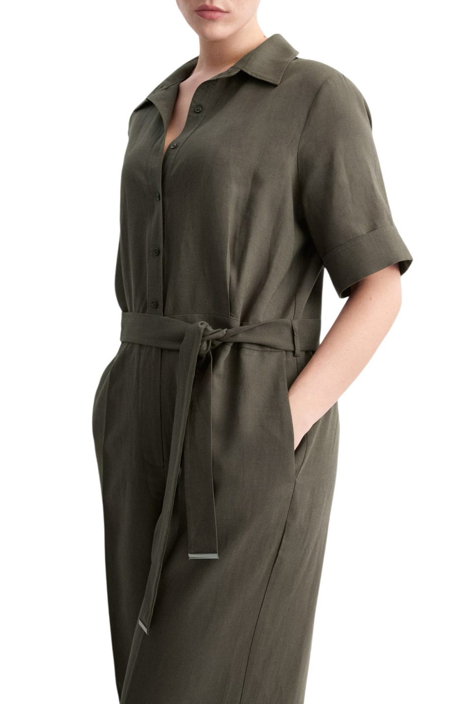 Женский Mango Комбинезон TOMY2 однотонный (цвет ), артикул 27095830 | Фото 3