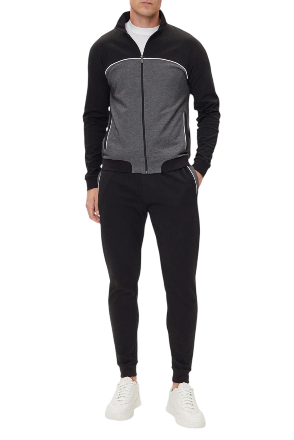 Мужской BOSS Толстовка из смесового хлопка (цвет ), артикул 50545567 | Фото 2