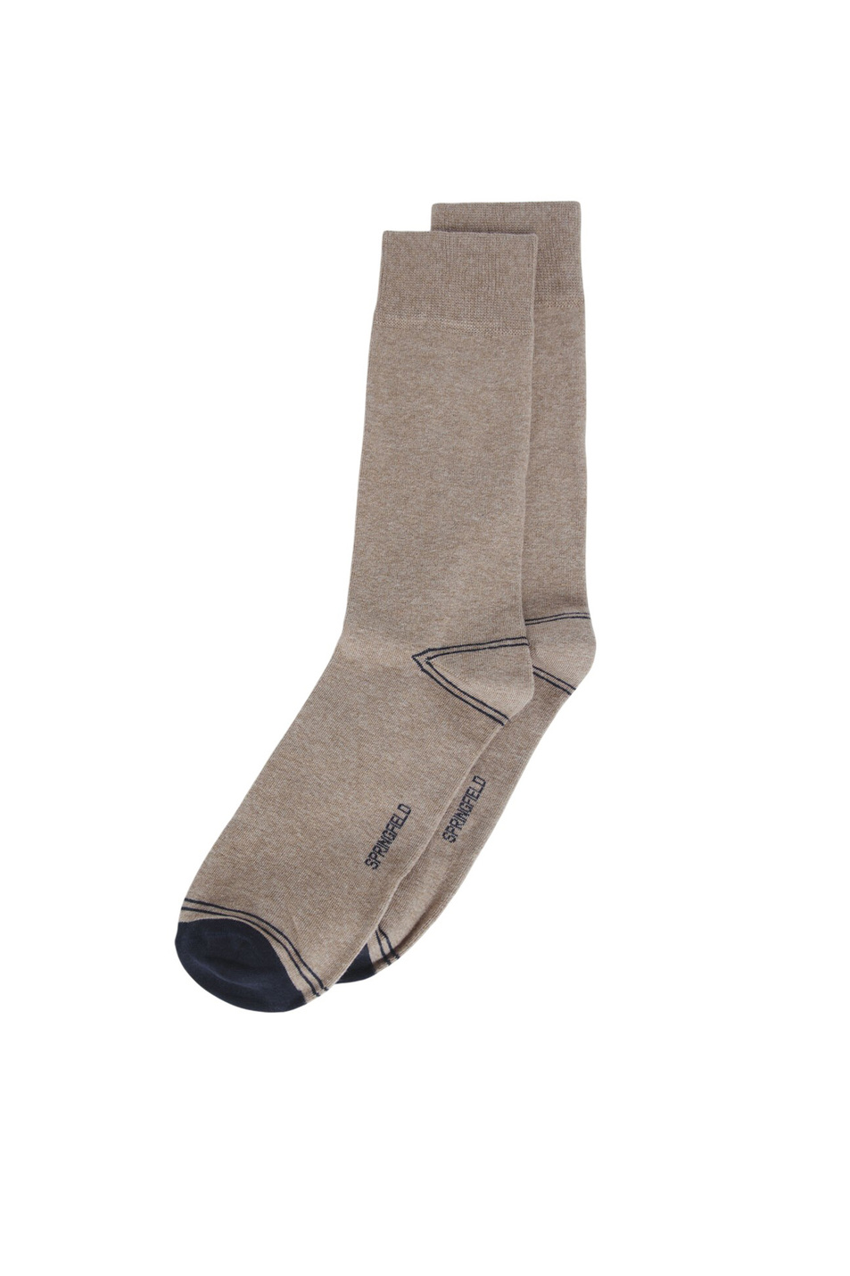 Носки однотонные|Основной цвет:Бежевый Мужской Springfield Носки однотонные (цвет ), артикул 0652109 | Фото 1
