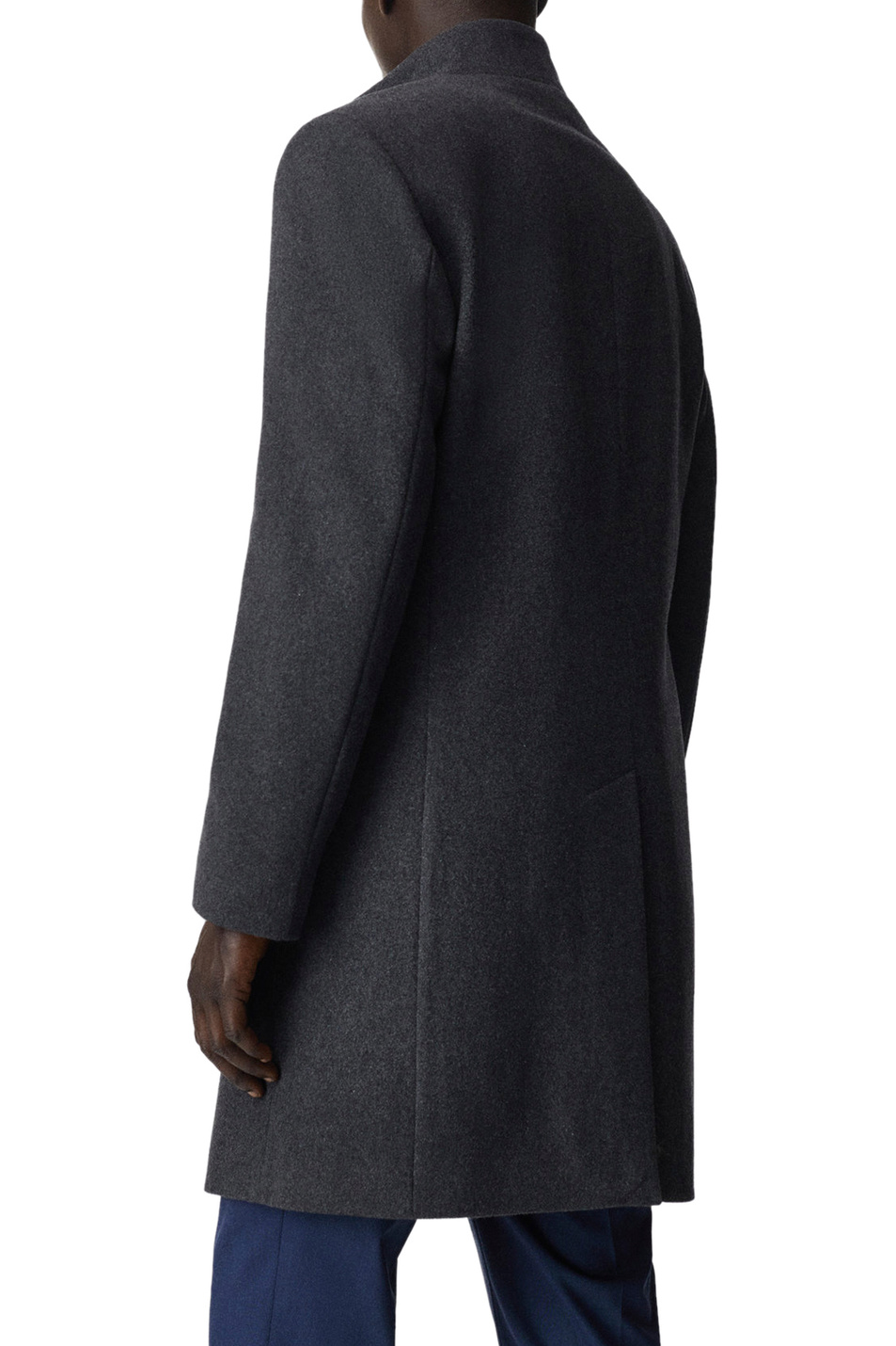 Мужской Mango Man Пальто FUNNEL из смесовой шерсти (цвет ), артикул 37924001 | Фото 4