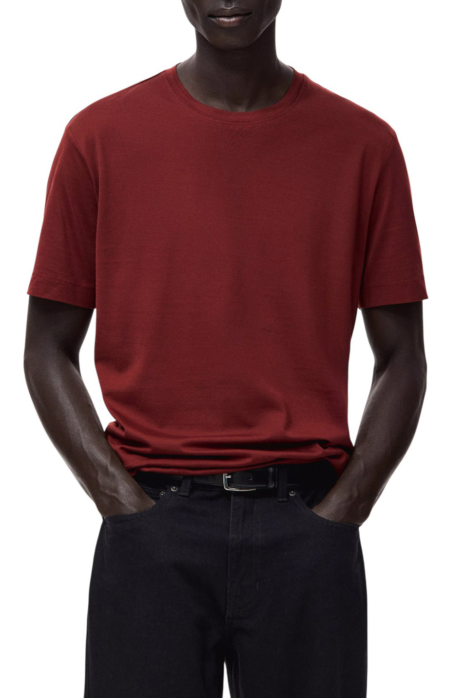 Мужской Mango Man Футболка BELLOW из хлопка (цвет ), артикул 27041264 | Фото 3