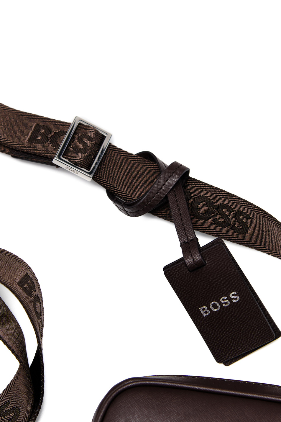 Мужской BOSS Сумка из натуральной кожи с логотипом (цвет ), артикул 50483566 | Фото 5