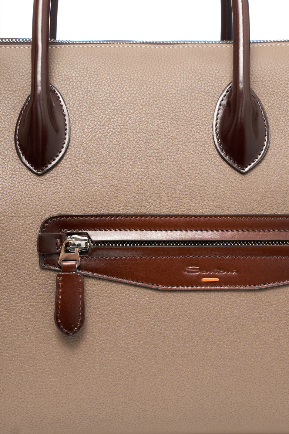 Не имеет пола Santoni Сумка из натуральной кожи (цвет ), артикул UFBBA2645BS-ACSUE81 | Фото 5