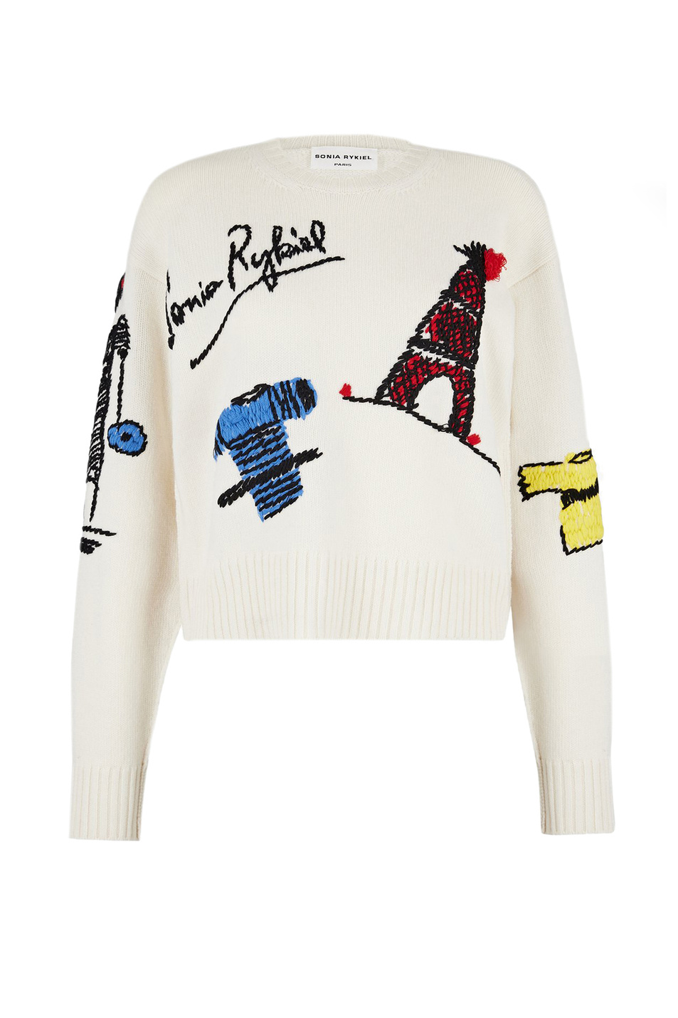 Женский Sonia Rykiel Джемпер из натуральной шерсти (цвет ), артикул 121HP039-AA | Фото 1