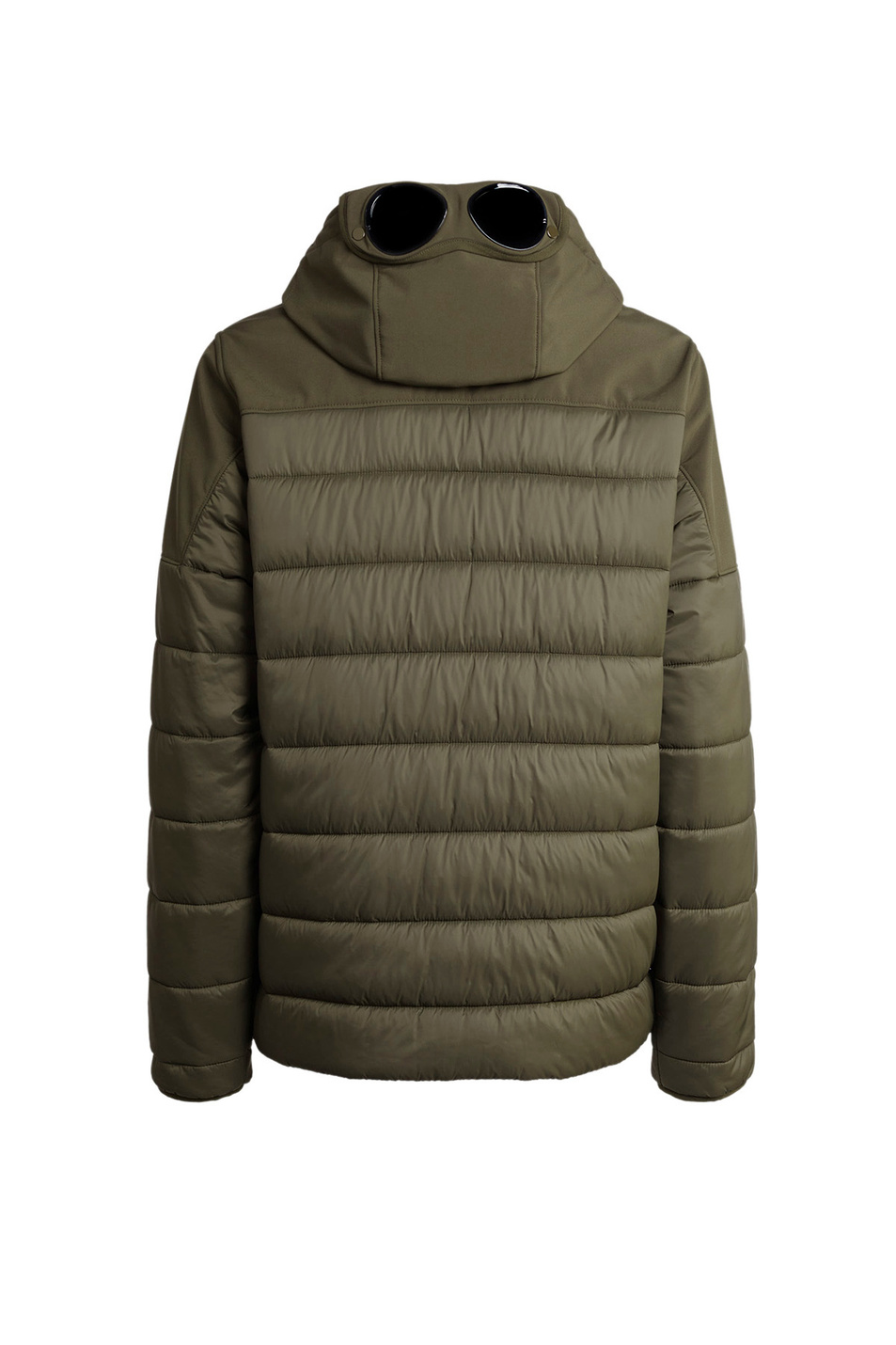 Мужской C.P. Company Куртка стеганая с фирменными линзами на капюшоне (цвет ), артикул 15CMOW014A006097M | Фото 2