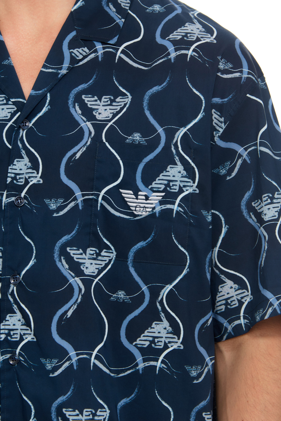 Мужской Emporio Armani Рубашка с принтом (цвет ), артикул 211846-3R466 | Фото 5