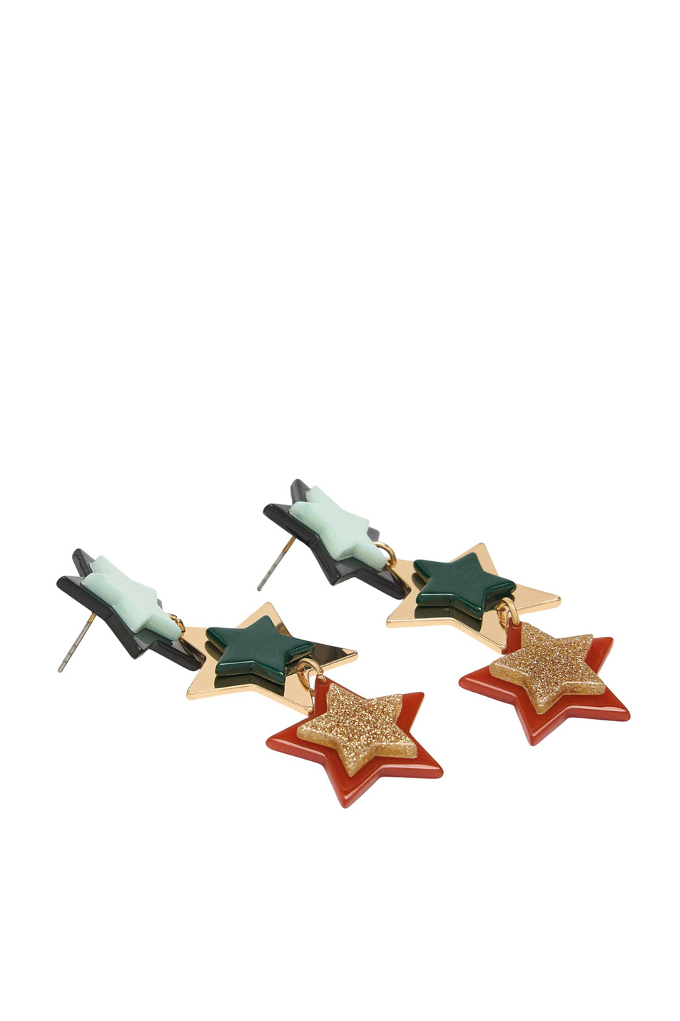 Женский Parfois Серьги с разноцветными звёздами (цвет ), артикул 244175 | Фото 2