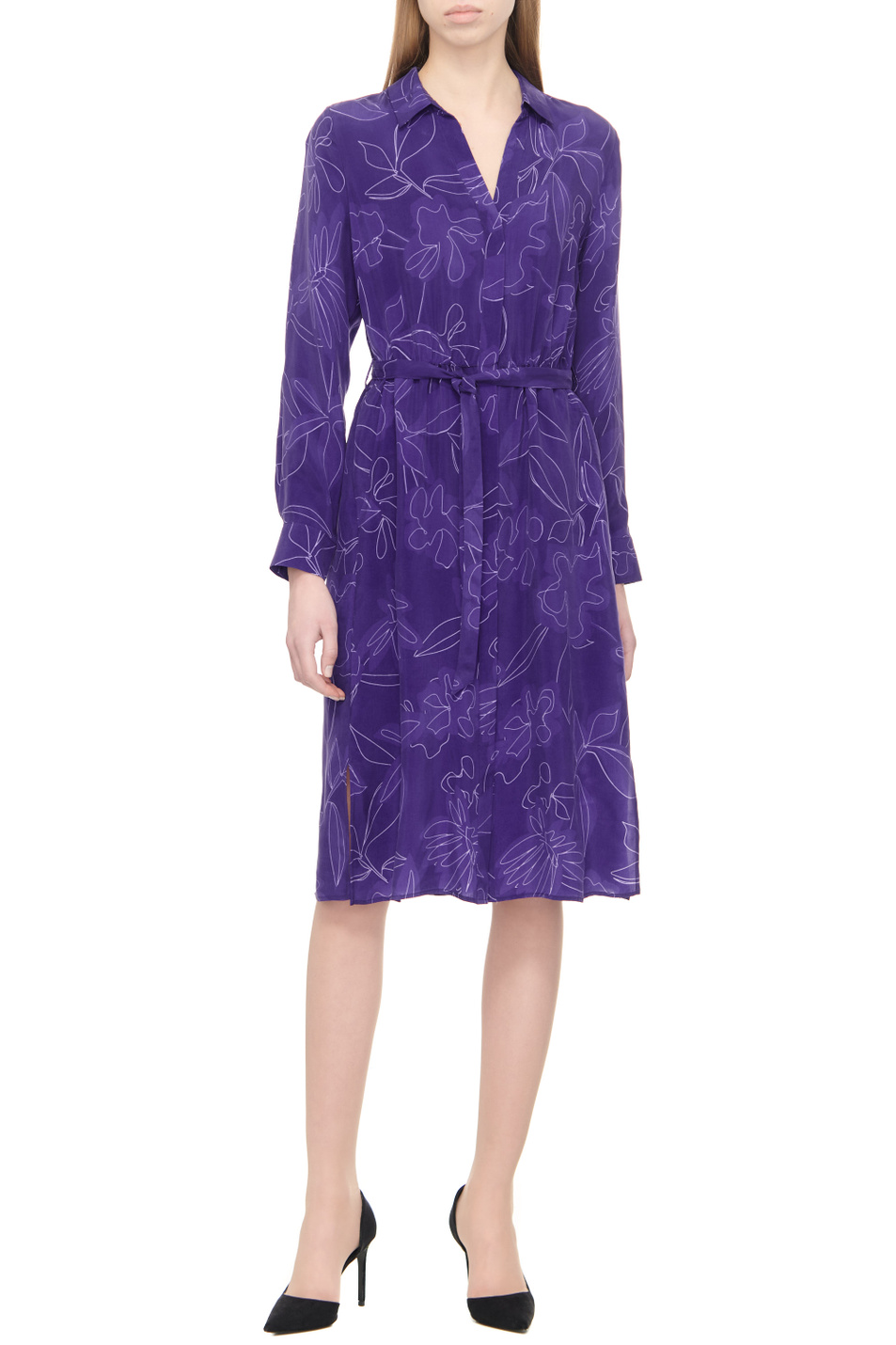 Женский Gerry Weber Платье-рубашка с поясом (цвет ), артикул 185008-66452 | Фото 3