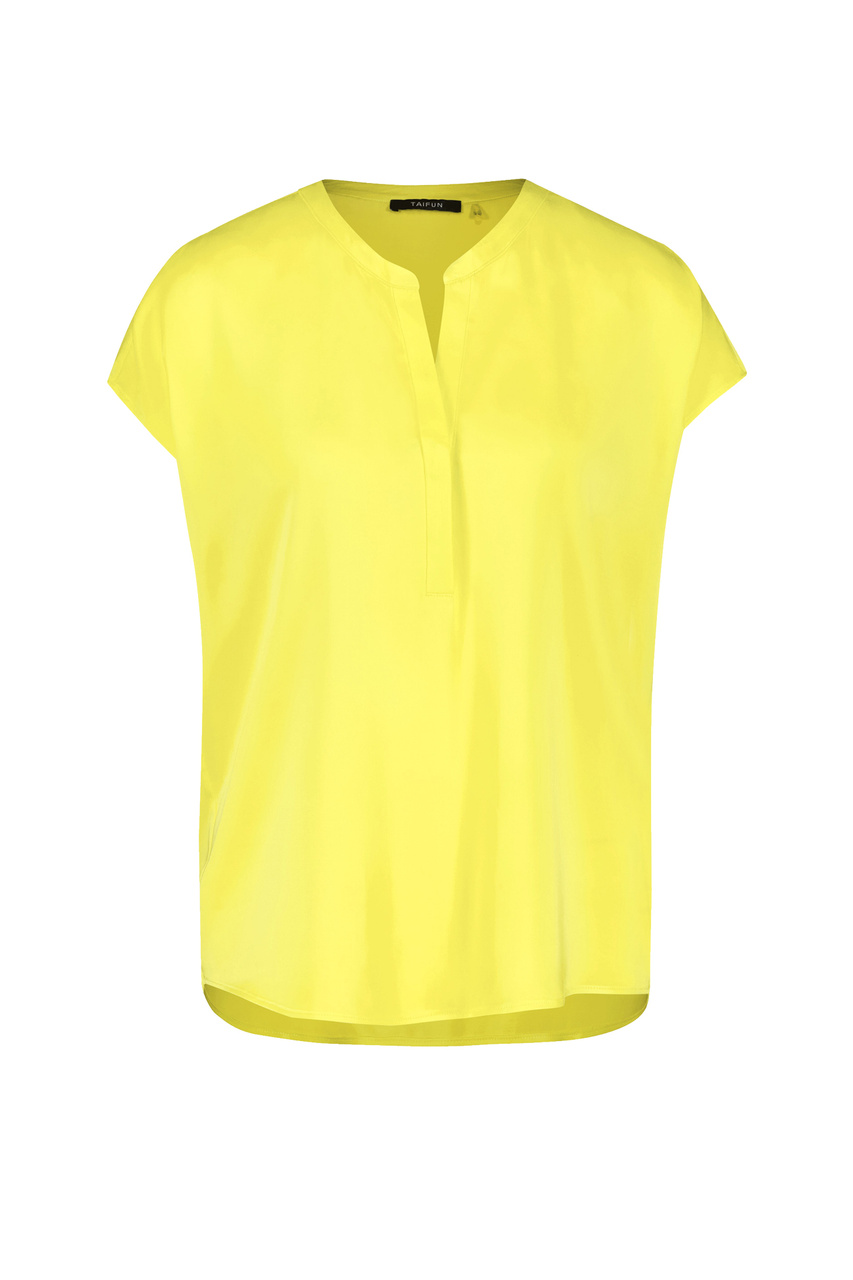 Блузка однотонная|Основной цвет:Желтый|Артикул:560314-11027 | Фото 1