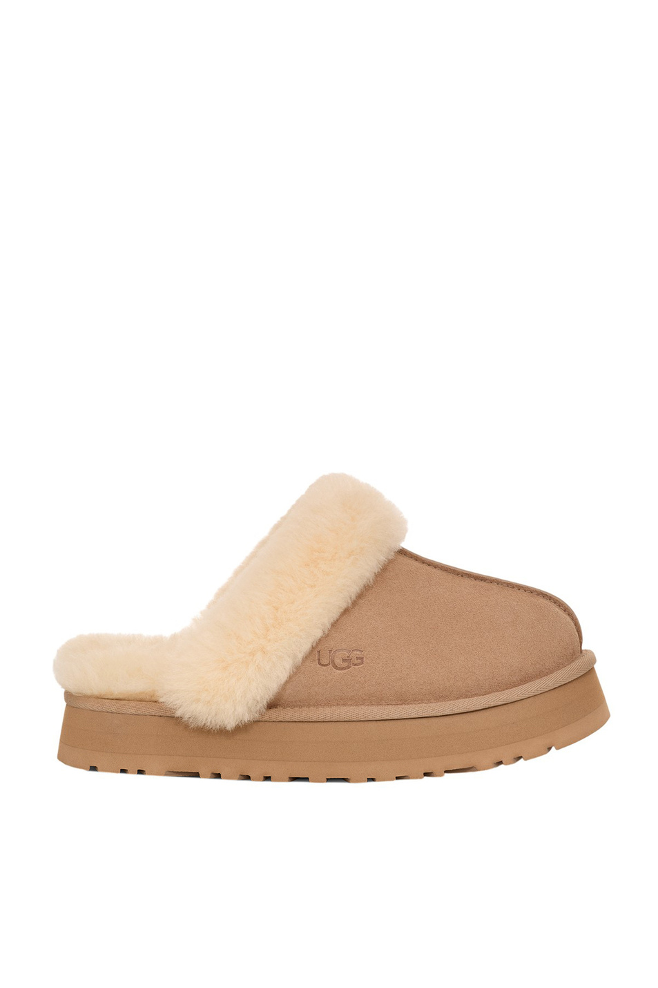 Сабо DISQUETTE с натуральным мехом|Основной цвет:Бежевый Женский UGG Сабо DISQUETTE с натуральным мехом (цвет ), артикул 1122550 | Фото 1