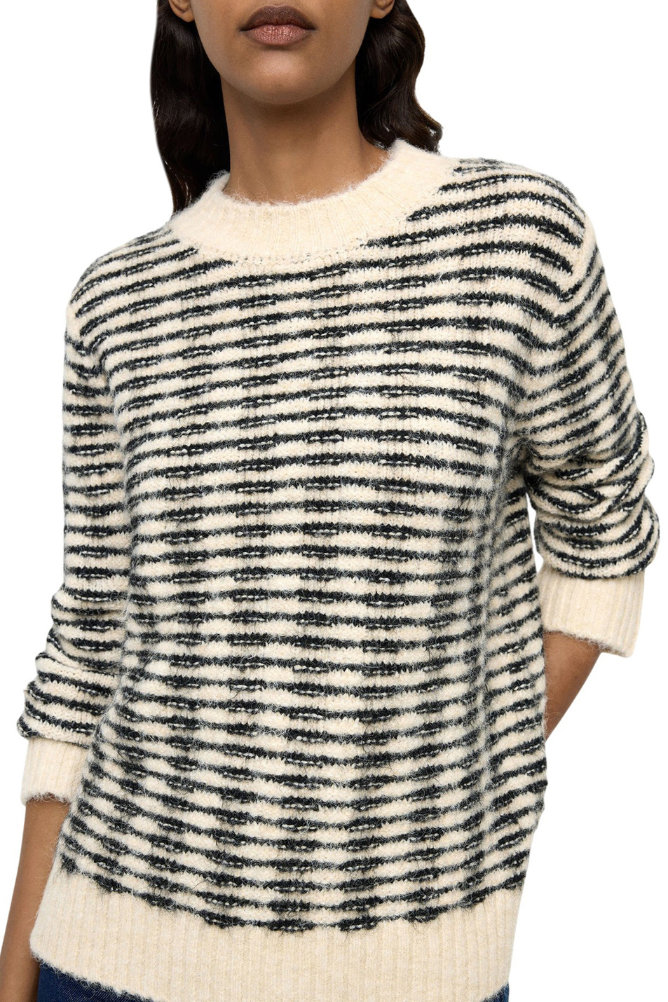 Джемпер в полоску|Основной цвет:Разноцветный Женский Parfois Джемпер в полоску (цвет ), артикул 240350 | Фото 3