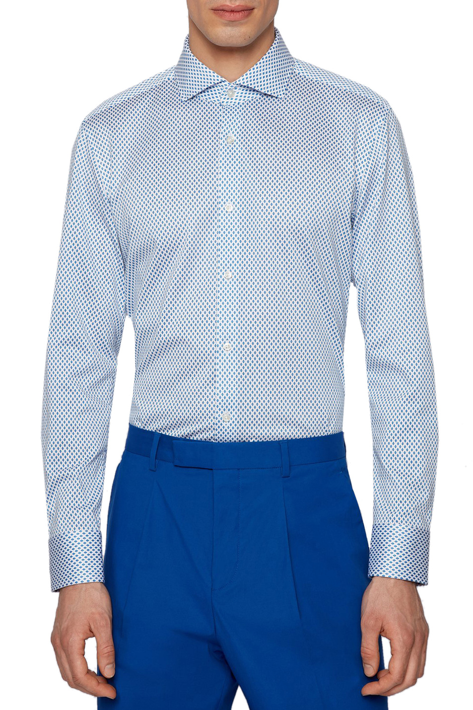 BOSS Рубашка приталенного кроя с принтом (цвет ), артикул 50450830 | Фото 3