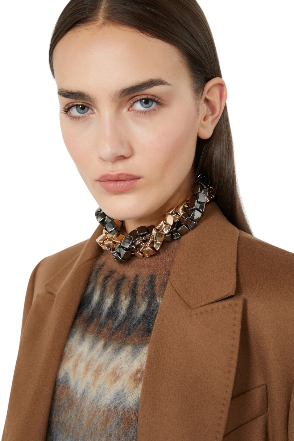 Женский Max Mara Чокер DESERTO из металлических кубиков (цвет ), артикул 2626756012 | Фото 3