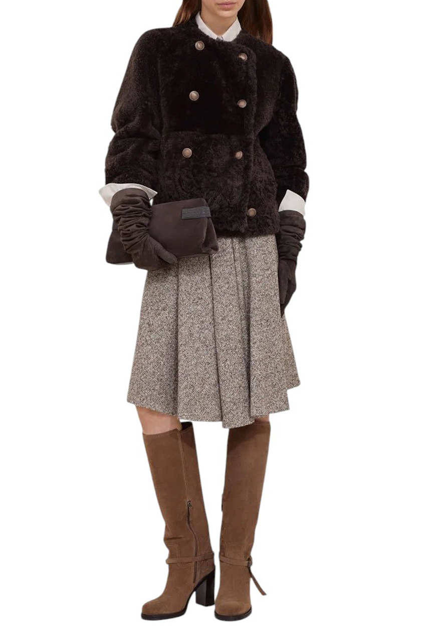 Женский Brunello Cucinelli Юбка с поясом (цвет ), артикул MG530G3906 | Фото 3