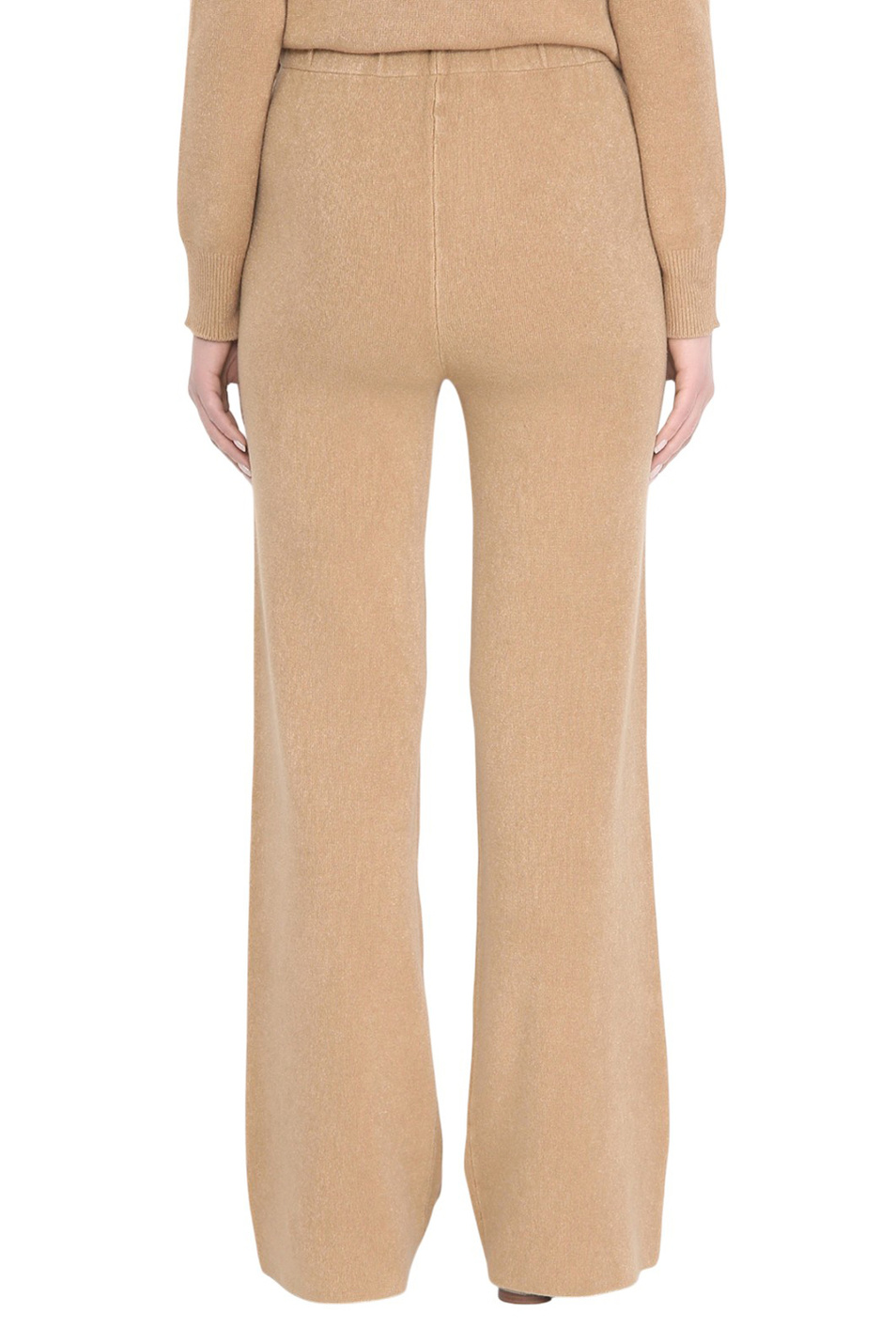 Брюки с эластичным поясом|Основной цвет:Бежевый Женский Ermanno Firenze Брюки с эластичным поясом (цвет ), артикул D47EP030EP2 | Фото 5