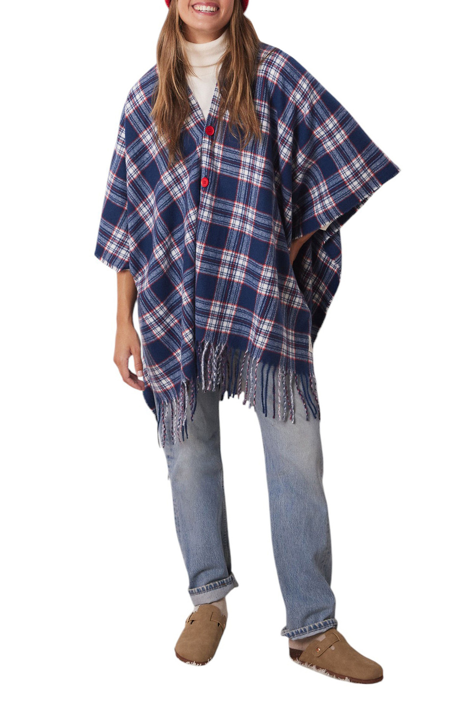 Женский Women'secret Пончо в клетку (цвет ), артикул 5158698 | Фото 2