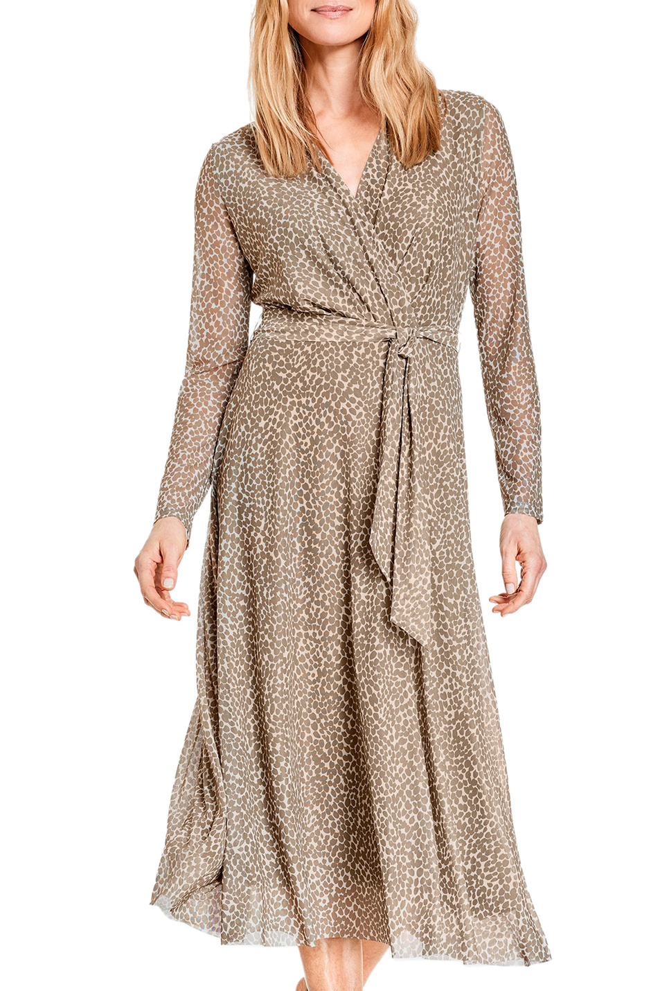 Gerry Weber Платье с запахом на груди и поясом (цвет ), артикул 780901-35003 | Фото 4