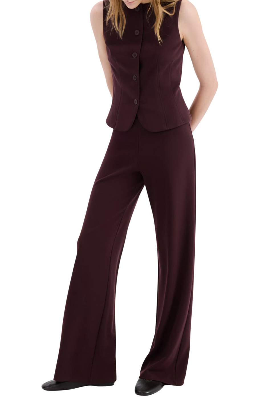 Женский Mango Брюки AVAY широкого кроя (цвет ), артикул 27083303 | Фото 2