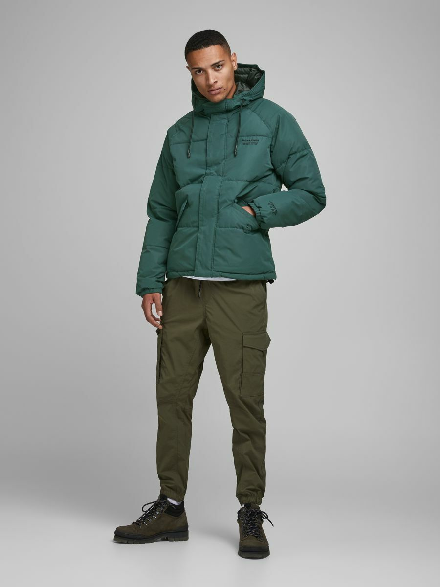Мужской Jack & Jones Стеганая куртка с капюшоном (цвет ), артикул 12178729 | Фото 2