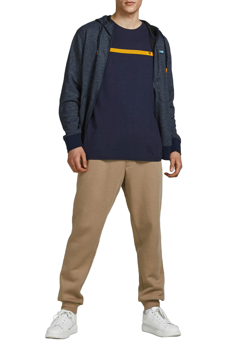 Мужской Jack & Jones Футболка с контрастной полосой на груди (цвет ), артикул 12187835 | Фото 2
