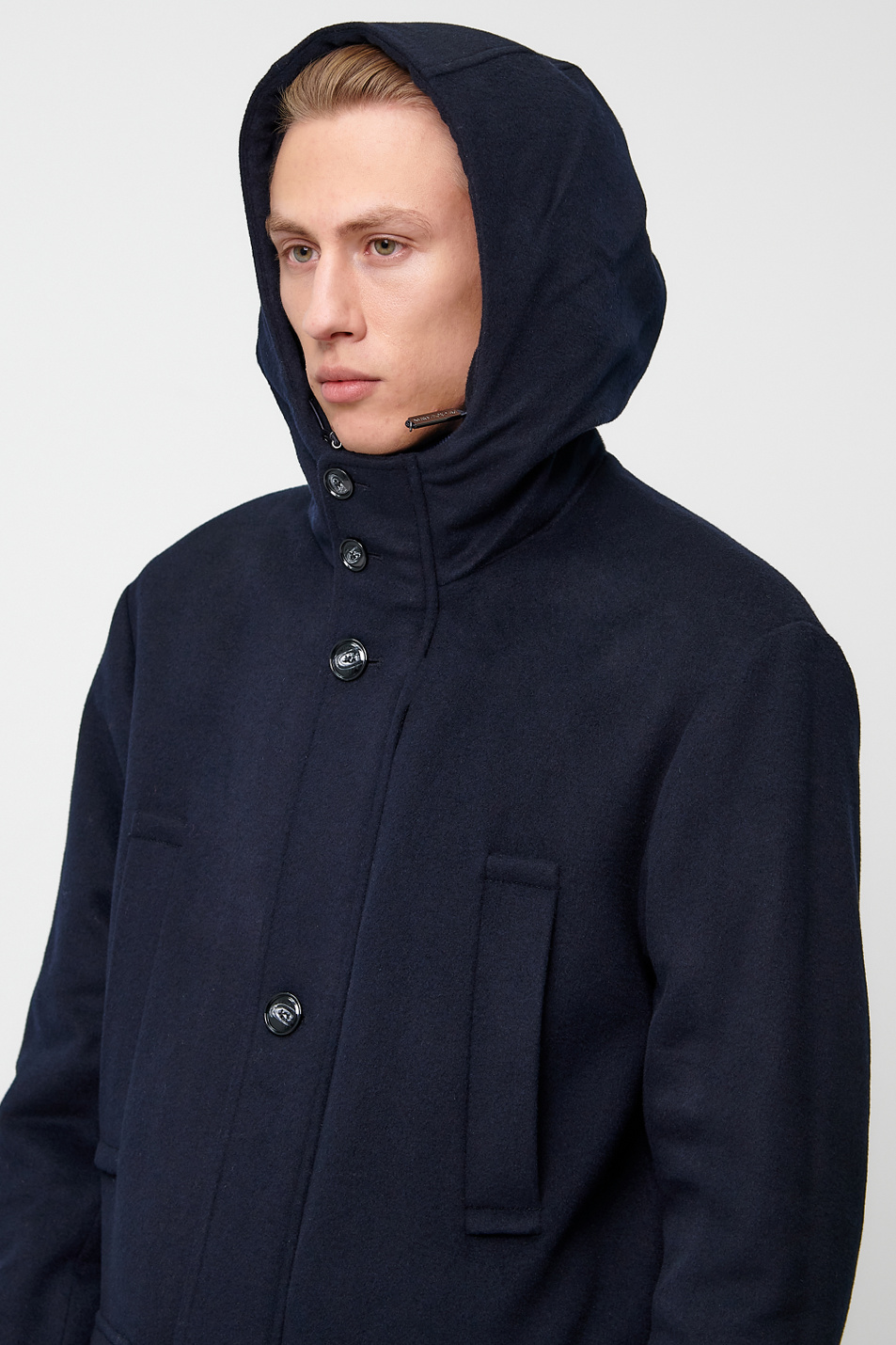 Мужской Emporio Armani Пальто из натуральной шерсти и кашемира (цвет ), артикул 6H1L95-1NYBZ | Фото 6