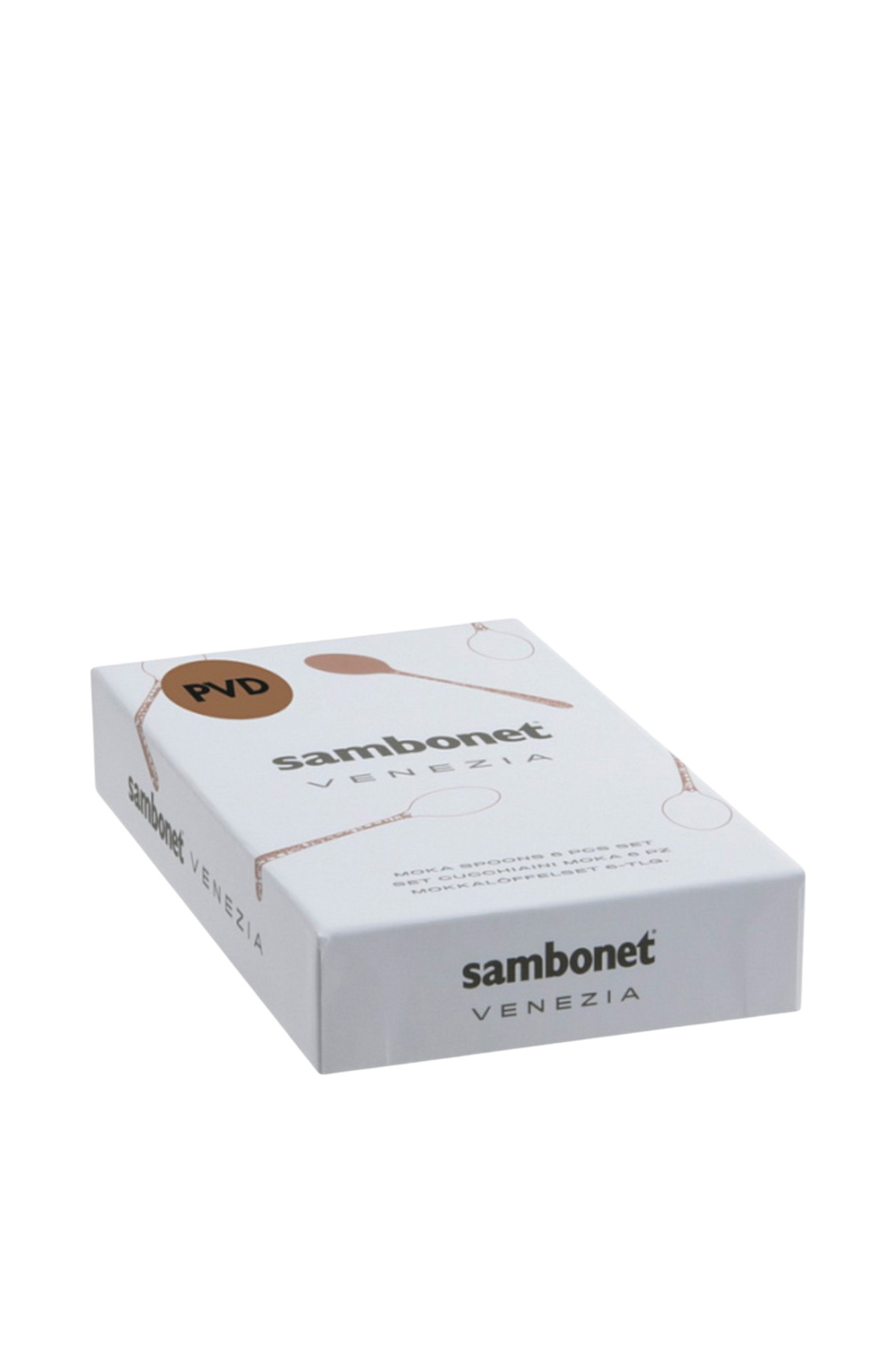 Не имеет пола Sambonet Набор ложек кофейных Venezia Gold, 6 шт (цвет ), артикул 52765GA7 | Фото 2