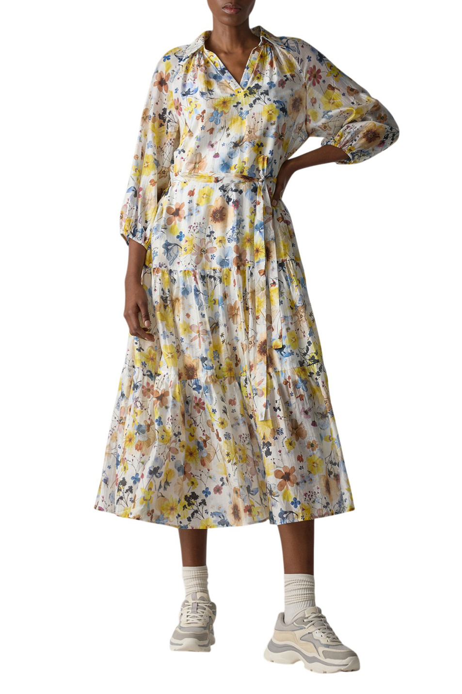 Женский LeComte Платье с цветочным принтом (цвет ), артикул 56-617160 | Фото 3