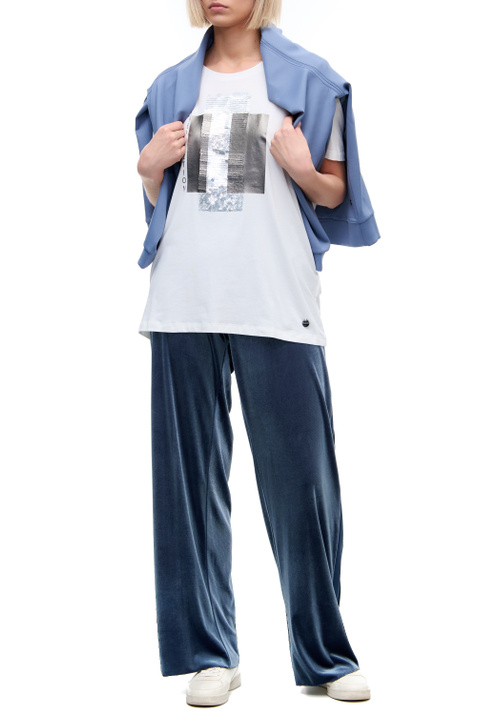 Persona Бархатистые брюки ODESSASHAPELY прямого кроя ( цвет), артикул 1784021 | Фото 2