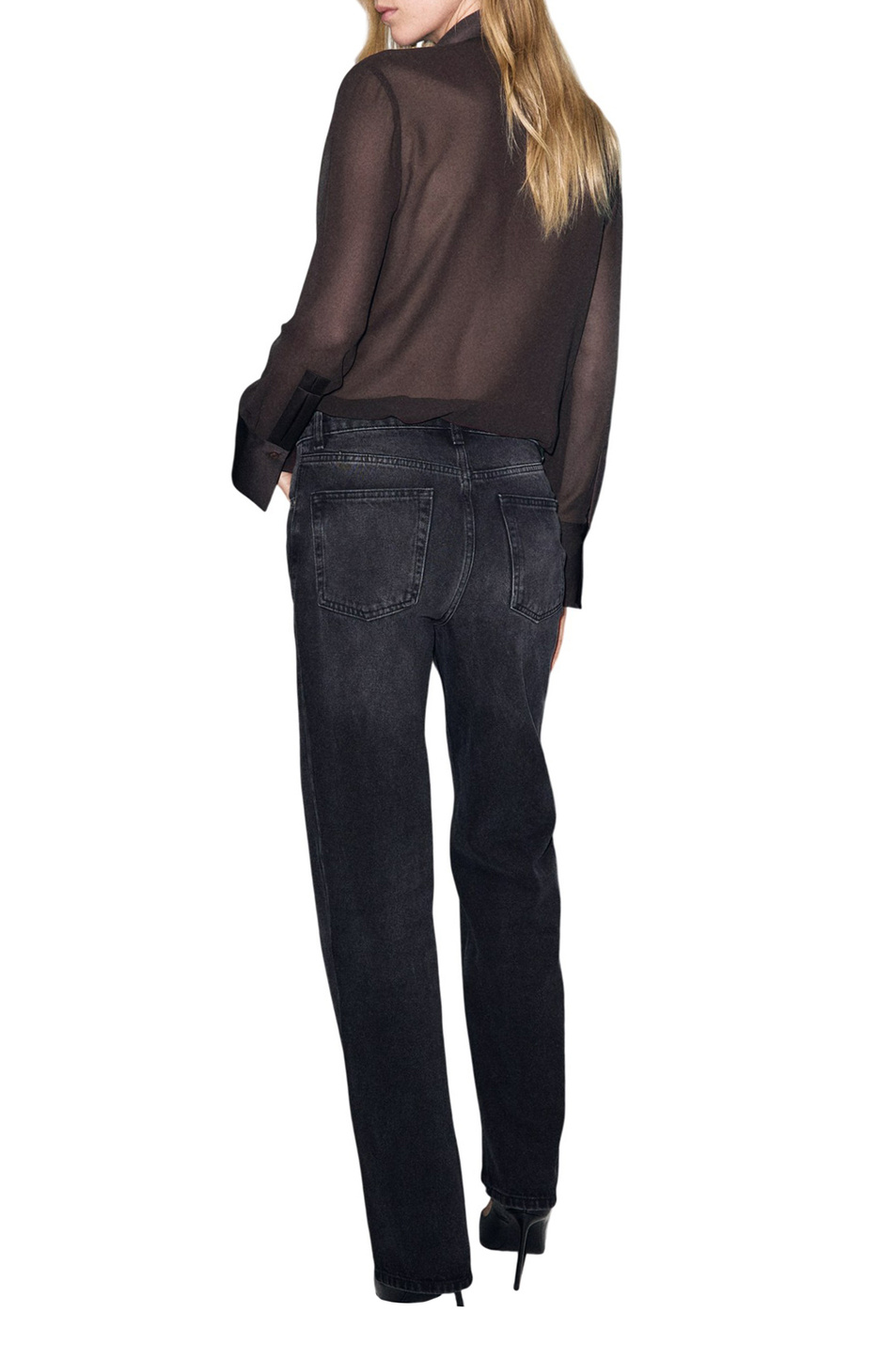 Женский Mango Блузка DOYLE полупрозрачная (цвет ), артикул 17049104 | Фото 3